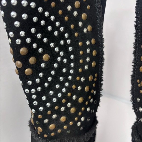 SoftWalk Black Boots with Silver and Bronze Studs size 11 - Picture 5 of 12